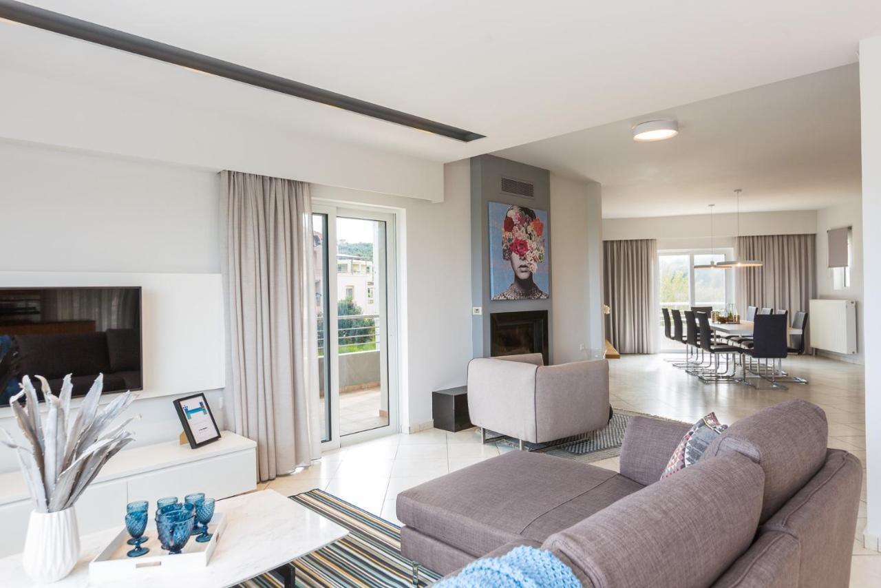 Villa Aelia I Modern & Ideal For Large Groups Galatás 外观 照片